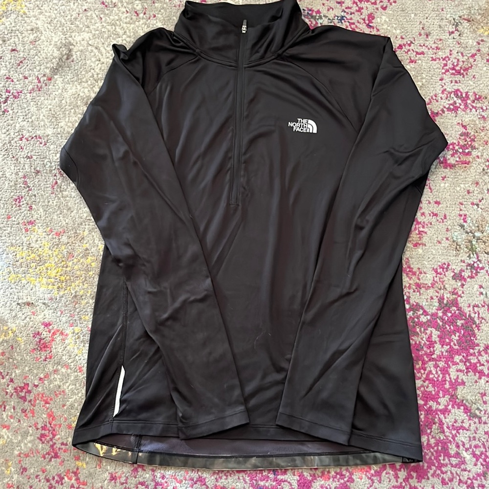 Men’s North Face quarter zip running short